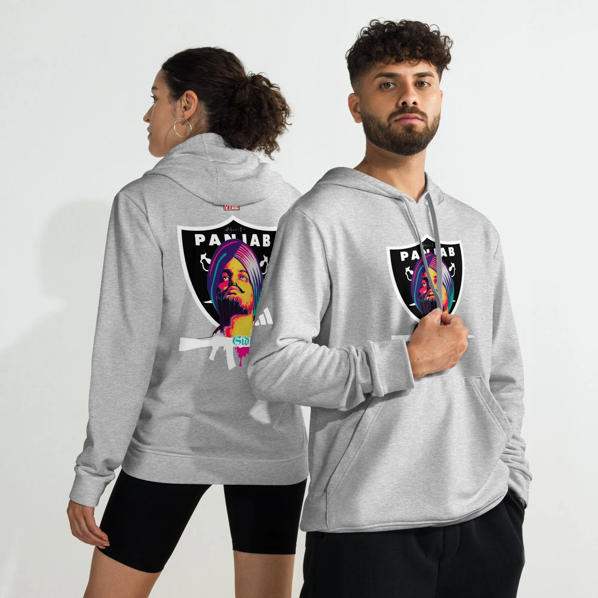Panjab sidhu moose wala vybe - adidas fleece hoodie