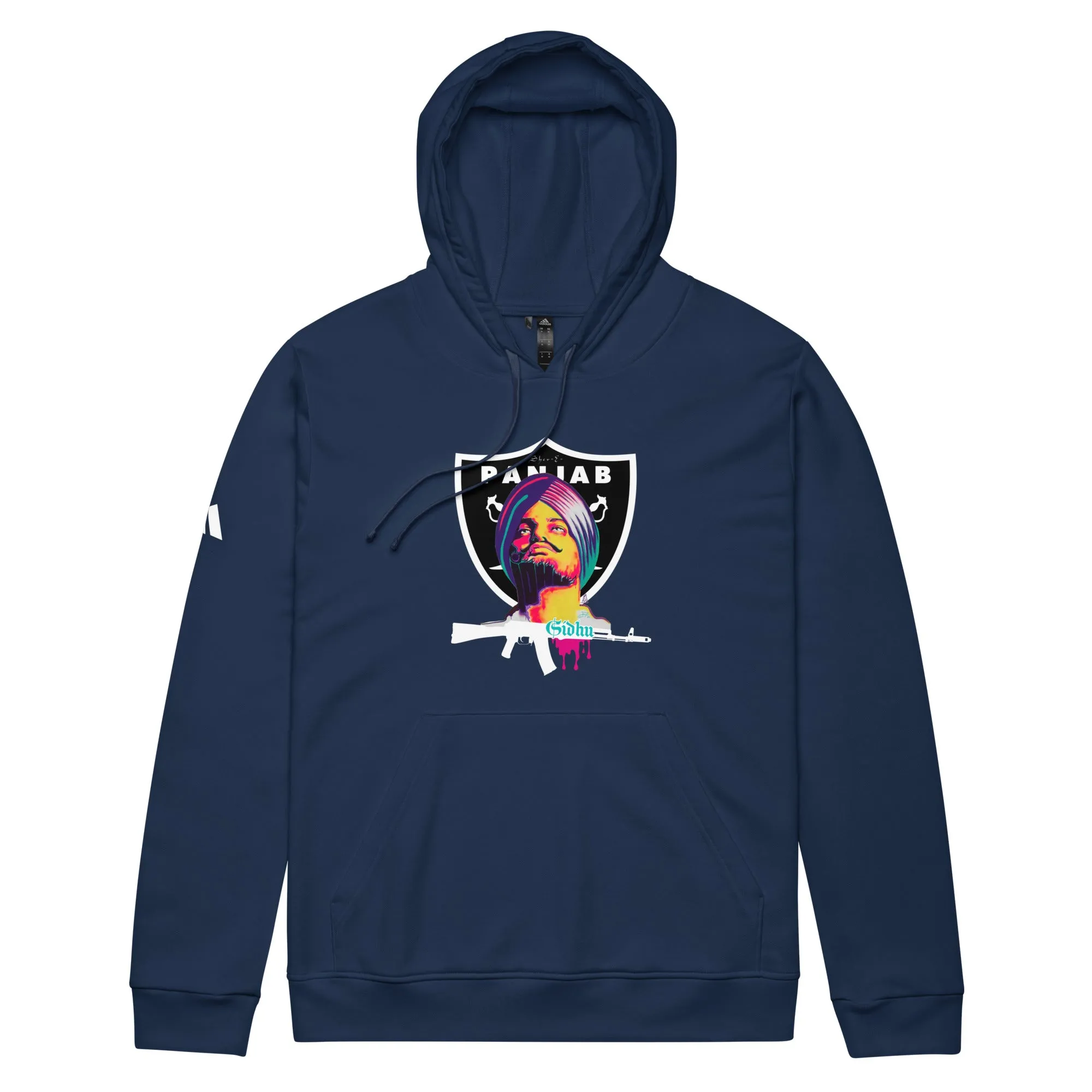Panjab sidhu moose wala vybe - adidas fleece hoodie