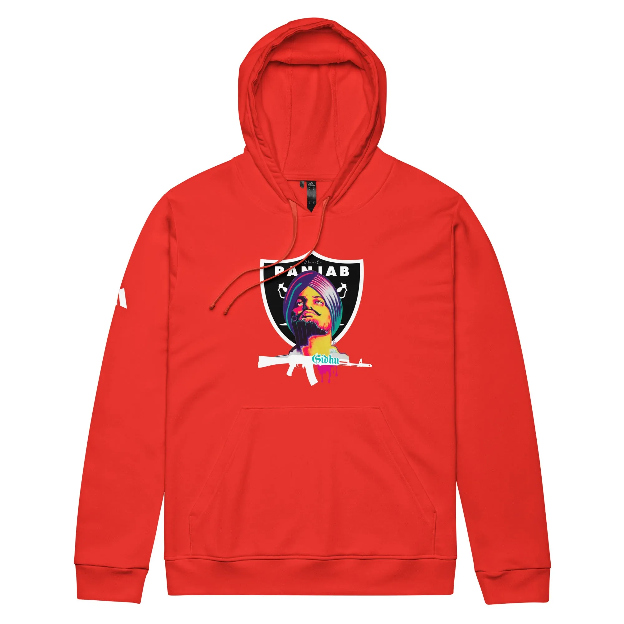 Panjab sidhu moose wala vybe - adidas fleece hoodie