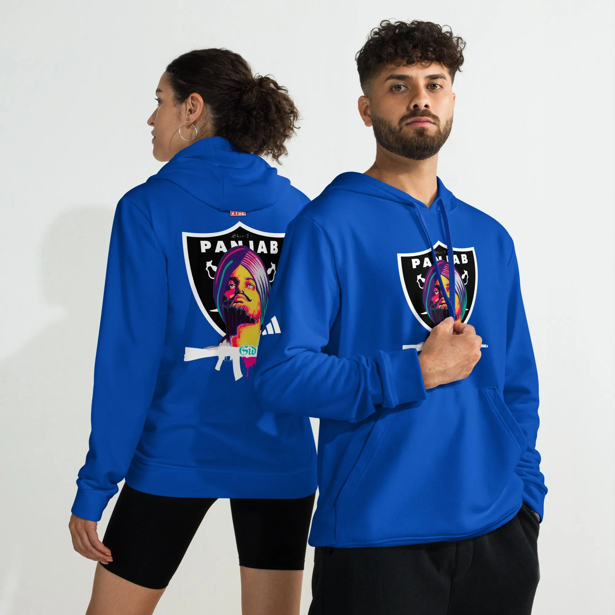 Panjab sidhu moose wala vybe - adidas fleece hoodie