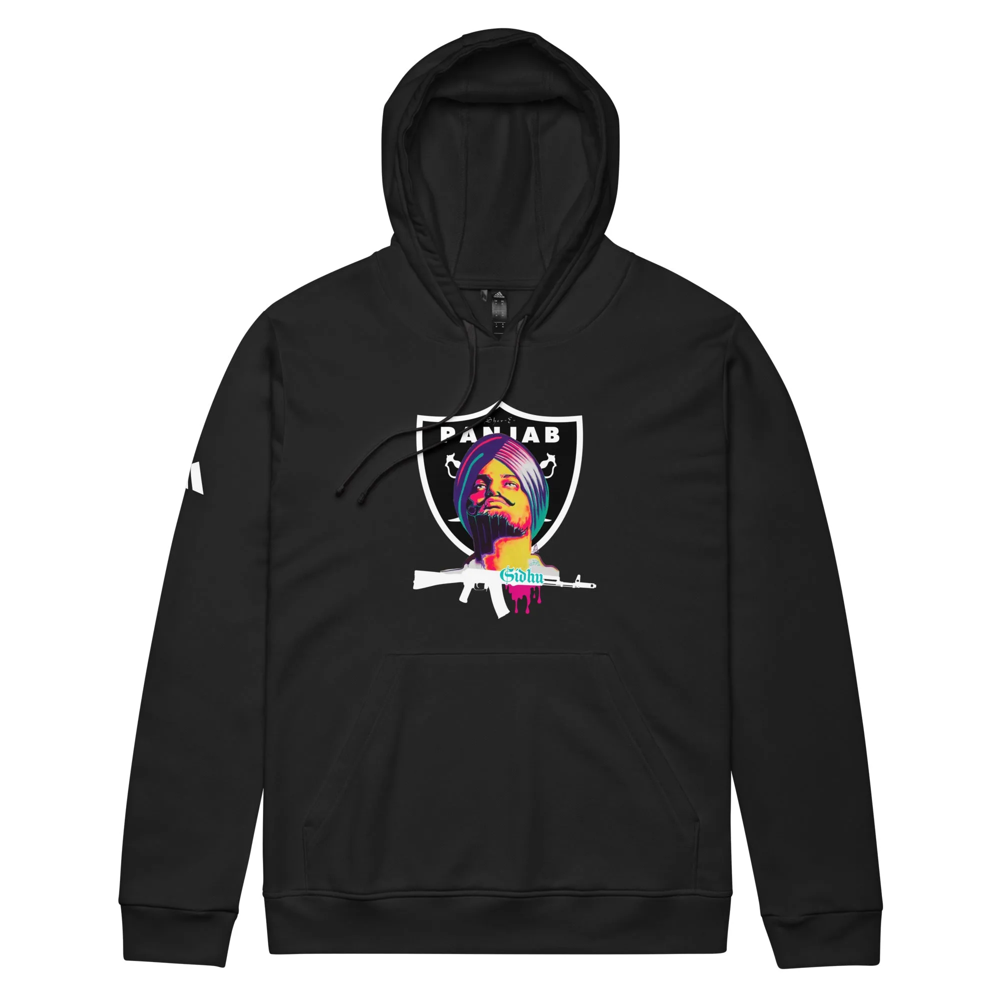 Panjab sidhu moose wala vybe - adidas fleece hoodie