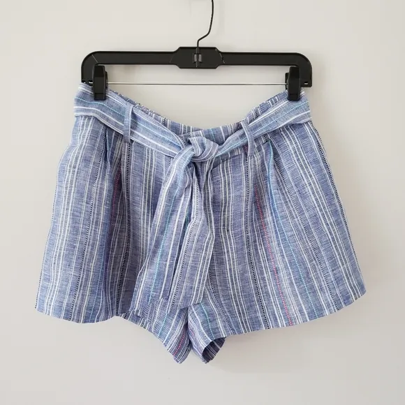 Parker High Waisted Linen Shorts