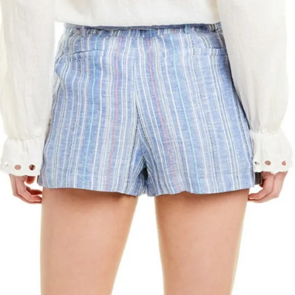Parker High Waisted Linen Shorts
