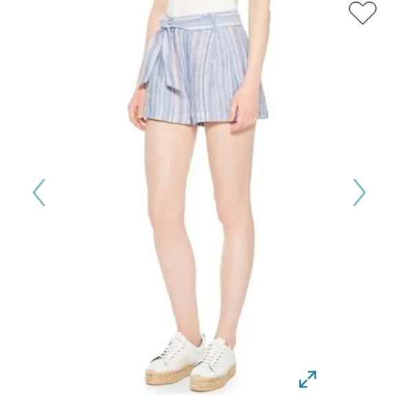 Parker High Waisted Linen Shorts