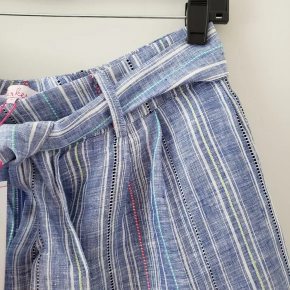 Parker High Waisted Linen Shorts