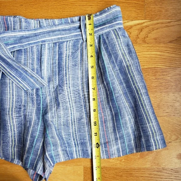 Parker High Waisted Linen Shorts