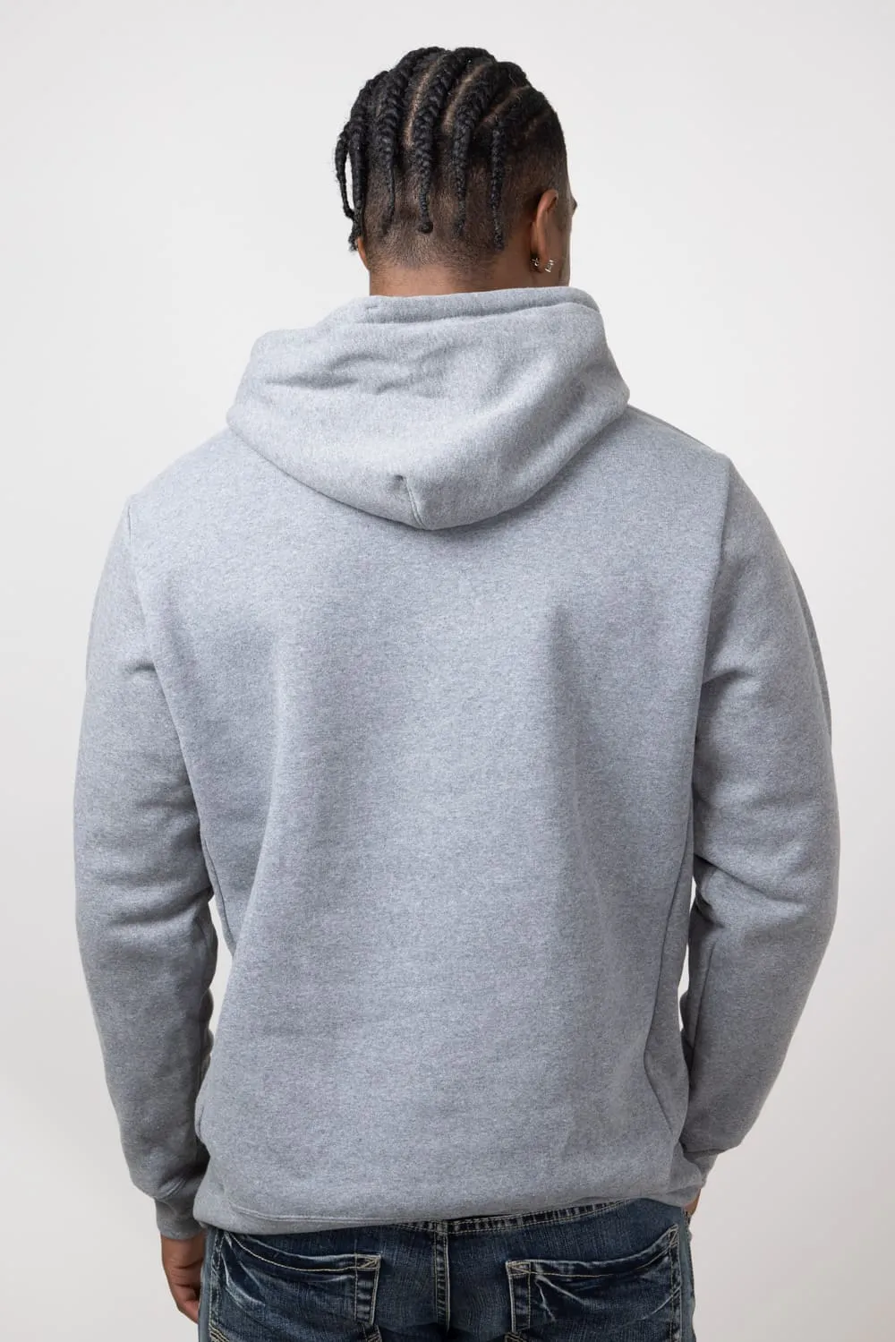 Patagonia Men’s P-6 Logo Uprisal Hoodie in Gravel Heather | 39696-GLH