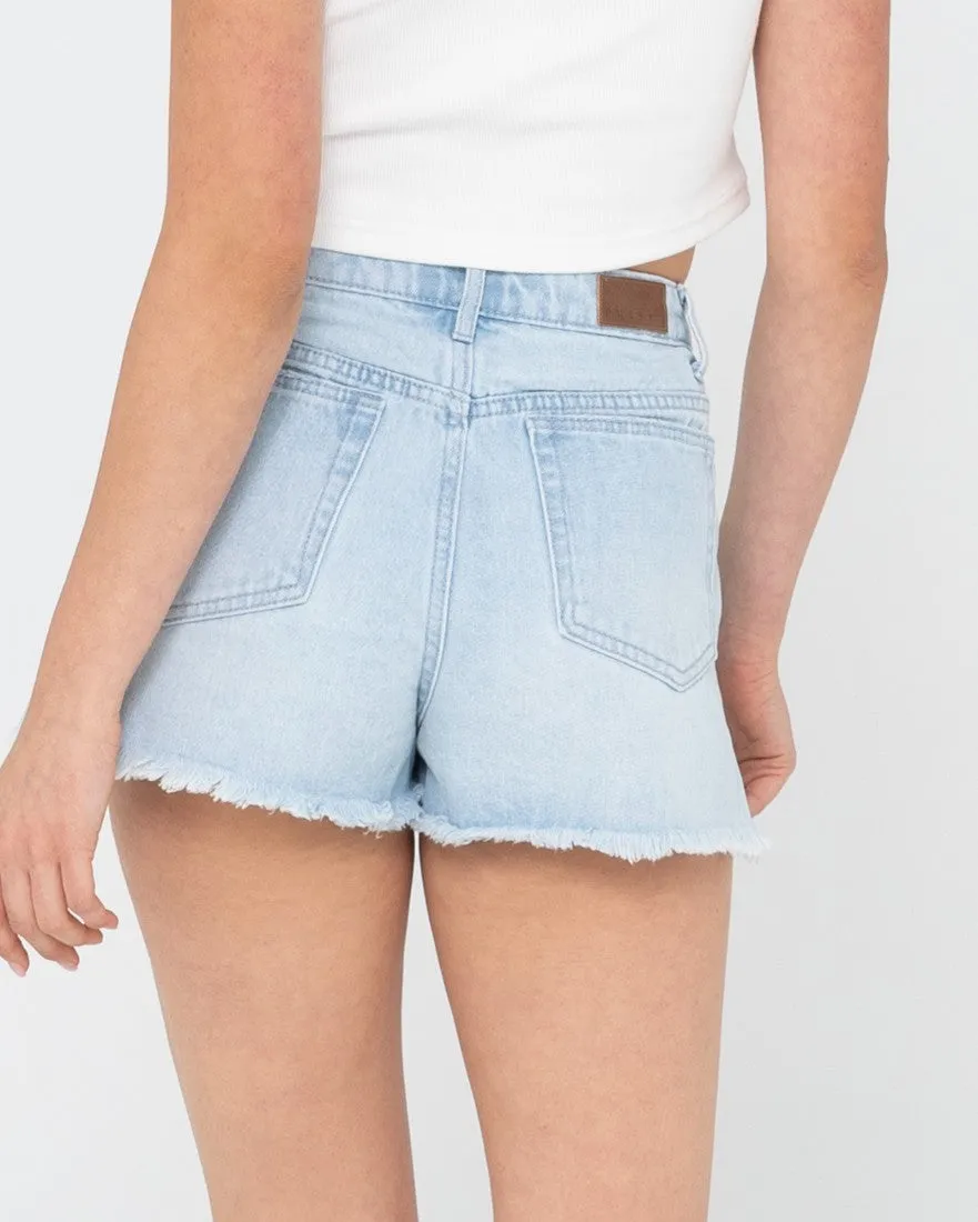 Penny Kick Flare Denim Short