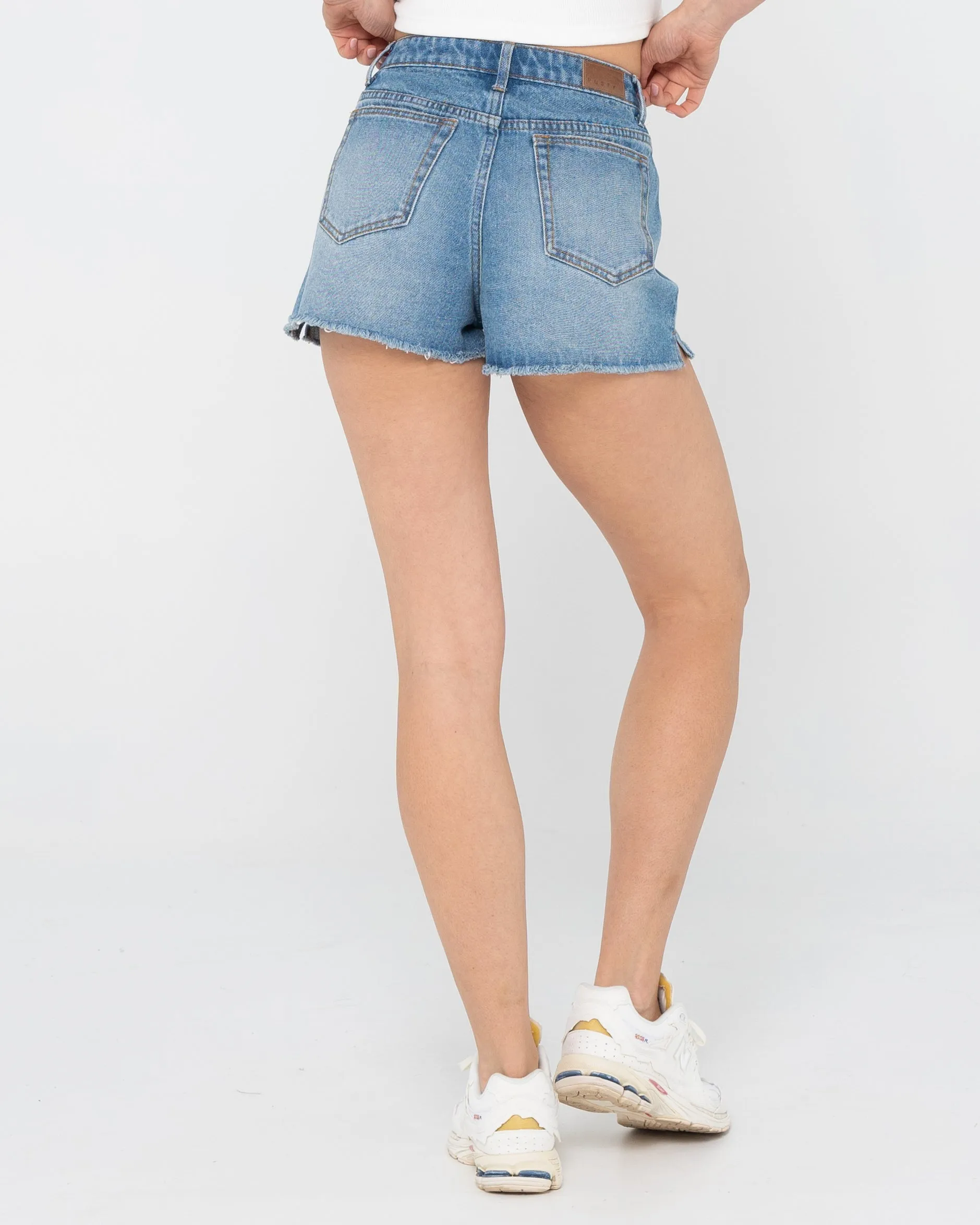 Penny Kick Flare Denim Short
