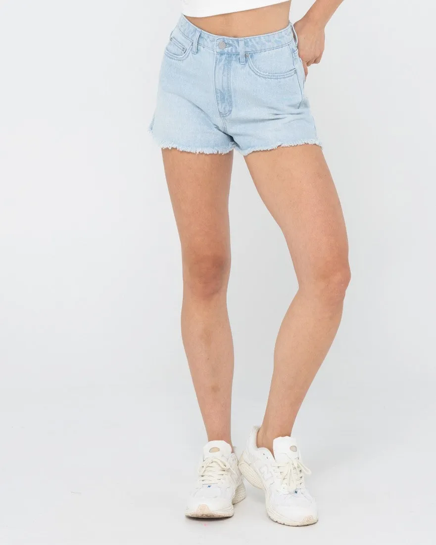Penny Kick Flare Denim Short