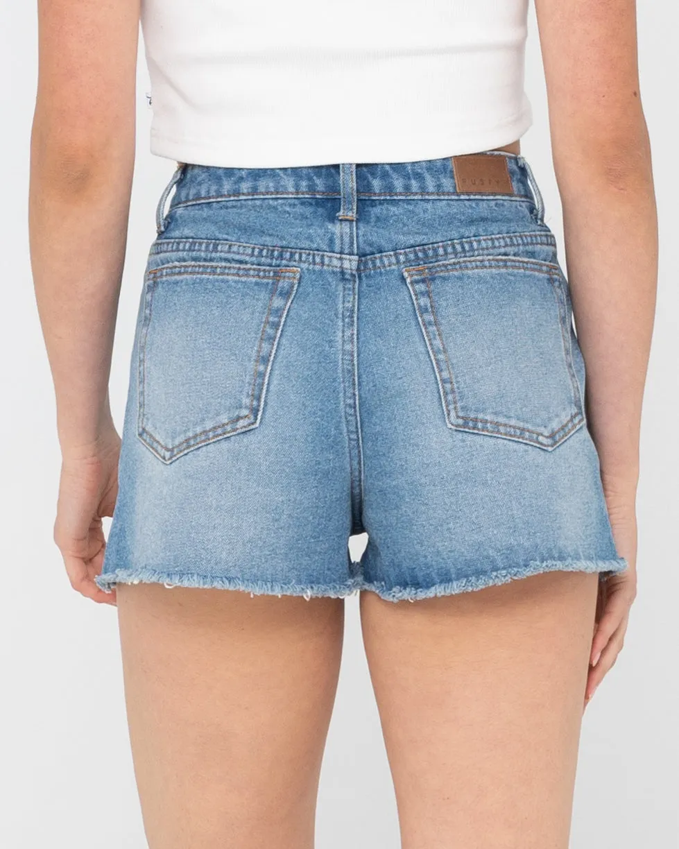 Penny Kick Flare Denim Short