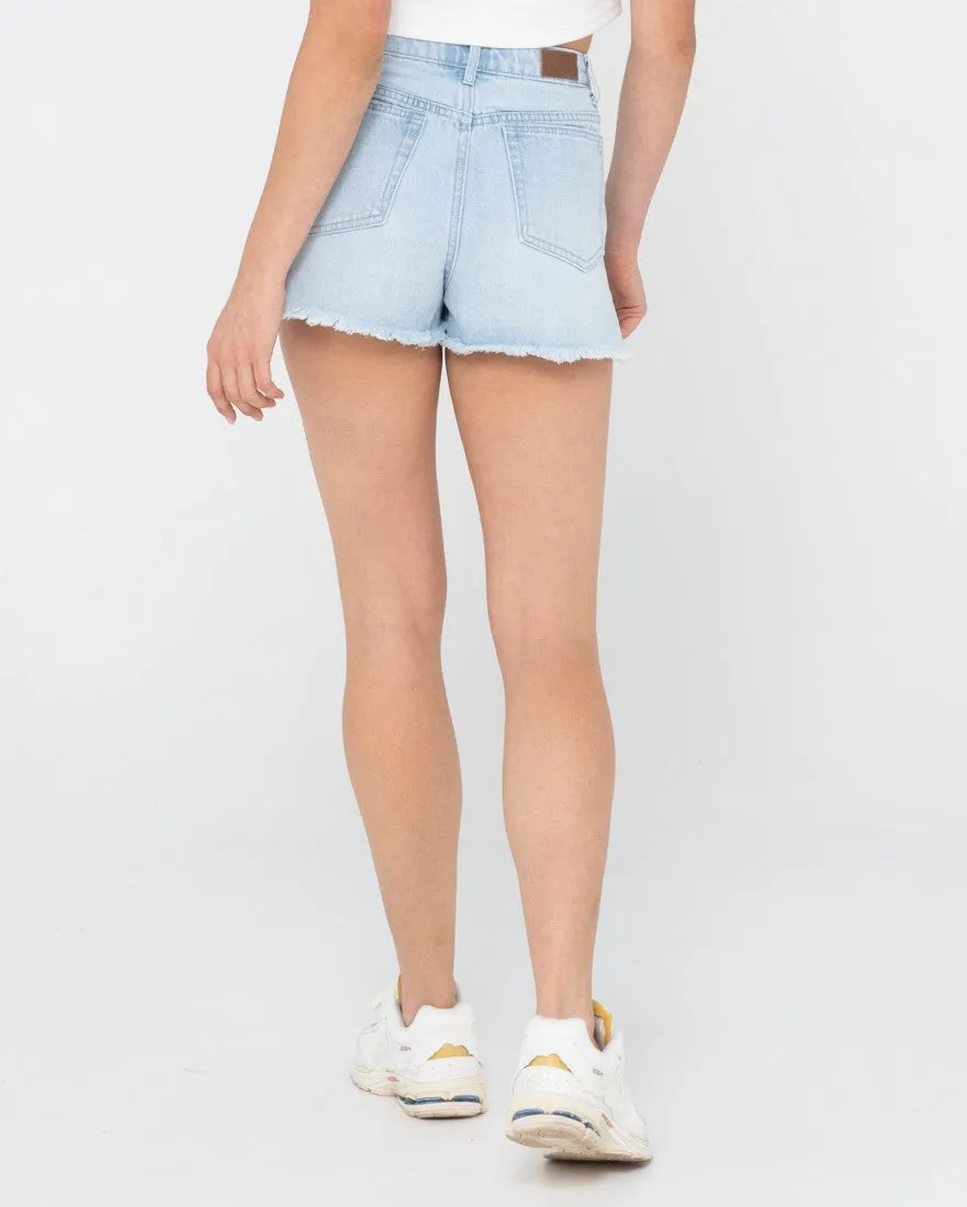 Penny Kick Flare Denim Short