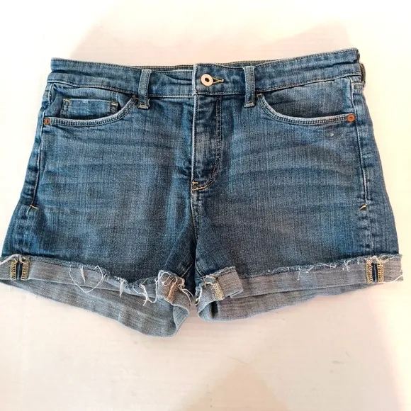 Pilcro by Anthropologie Slim Boyfriend Denim Shorts US Size 28
