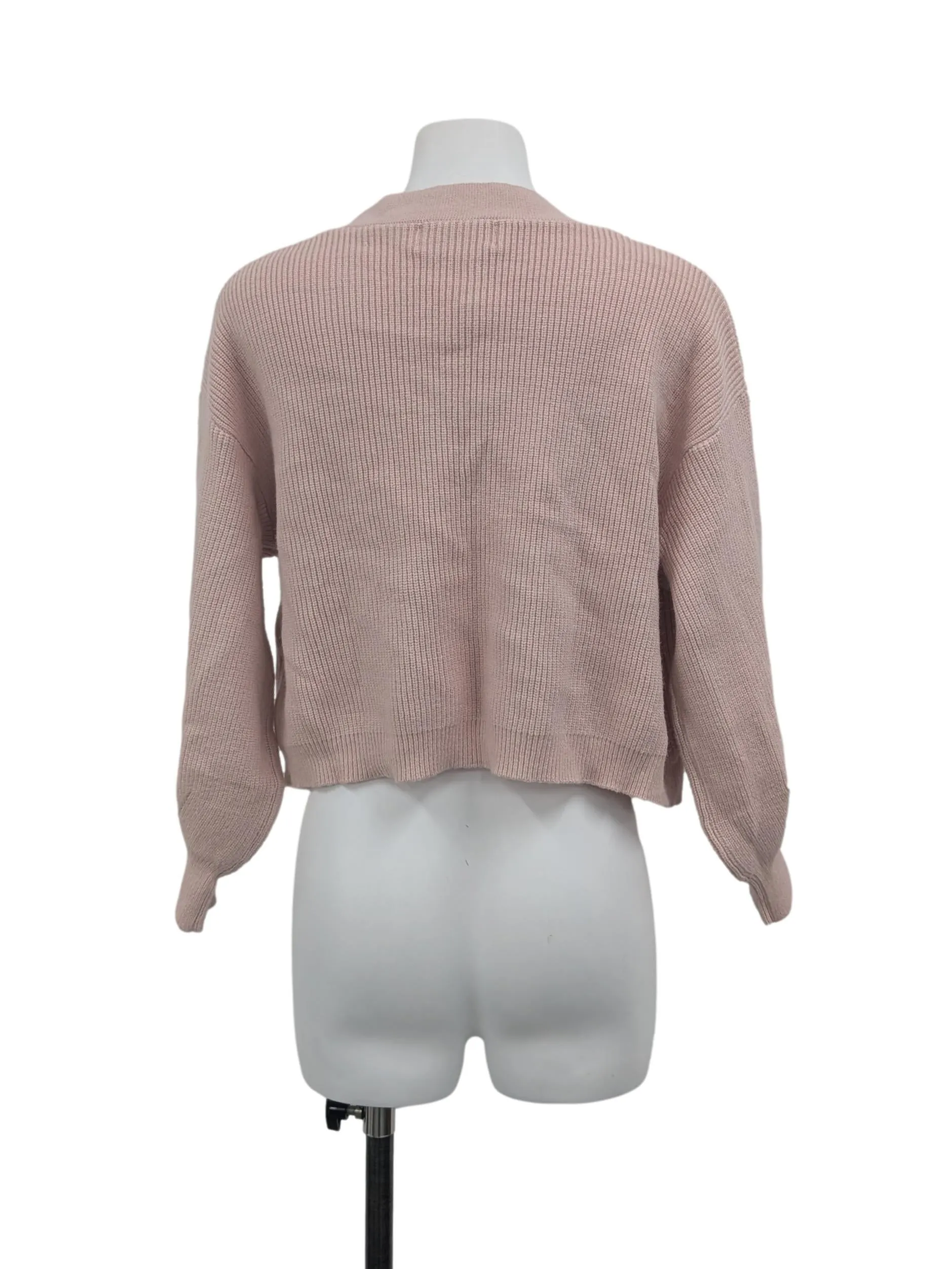 Pink Knitted Cardigan