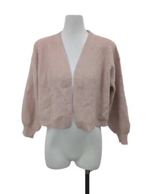 Pink Knitted Cardigan