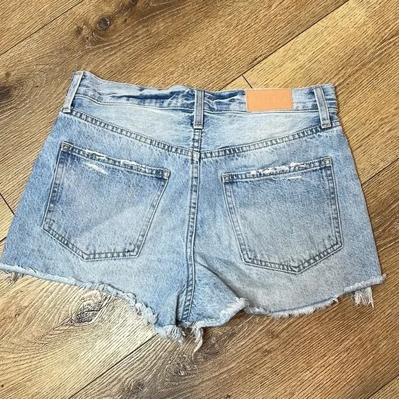 Pistola Nova High Rise Cut-off Denim Shorts Size 26