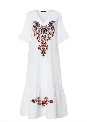 Plus Sizes Short Sleeves Maxi Dresses