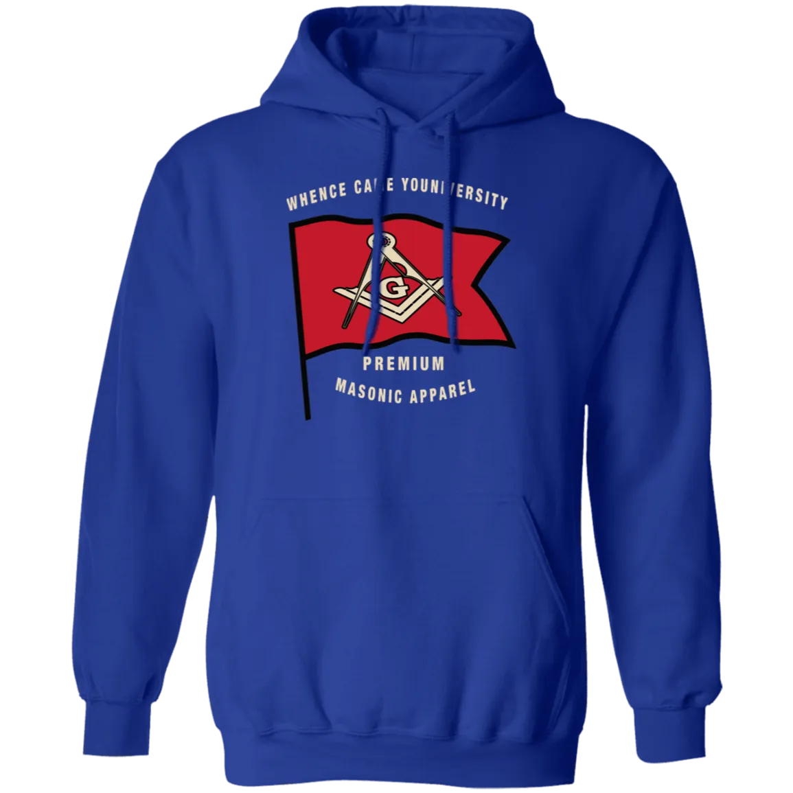 Premium Masonic Apparel Tee (red flag)