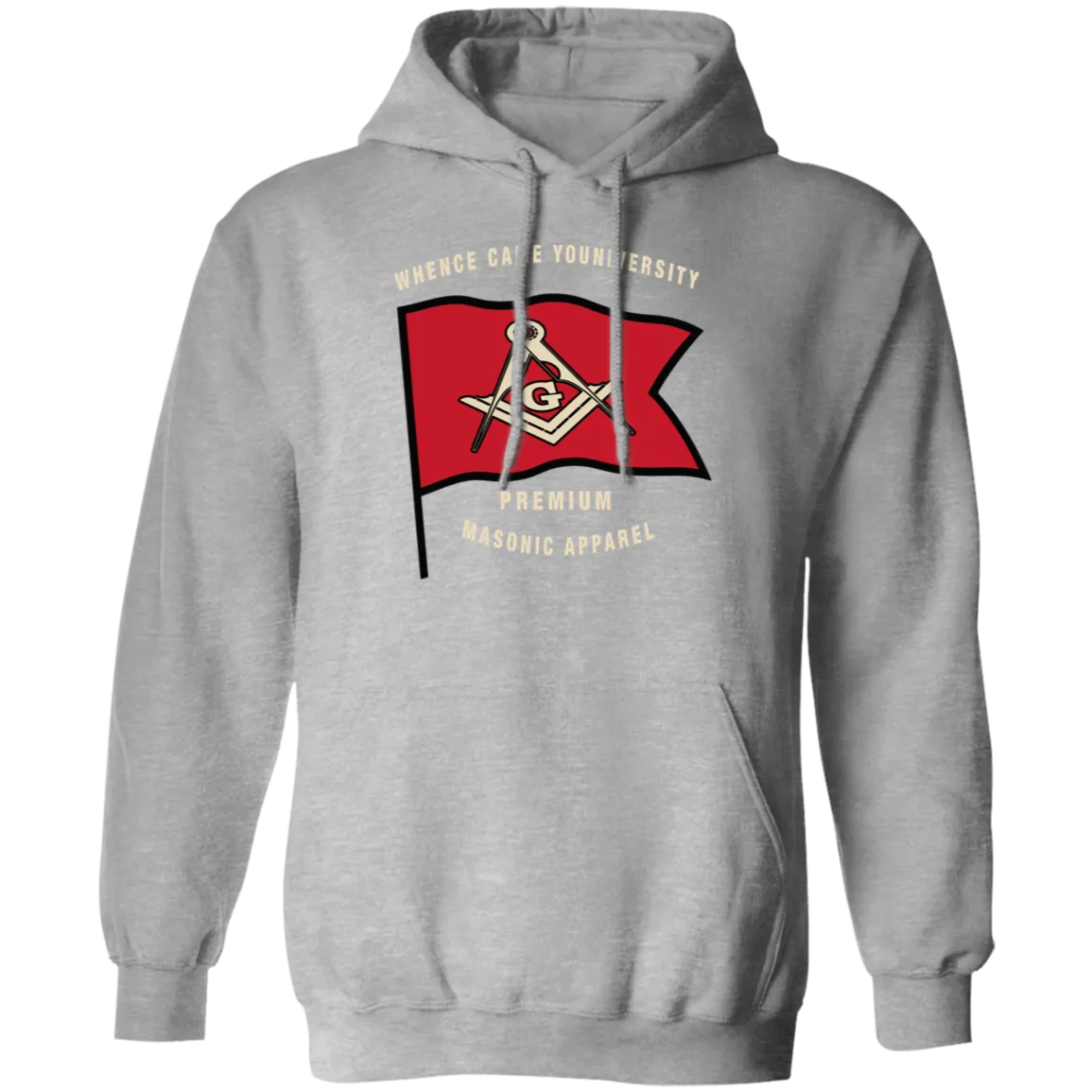 Premium Masonic Apparel Tee (red flag)