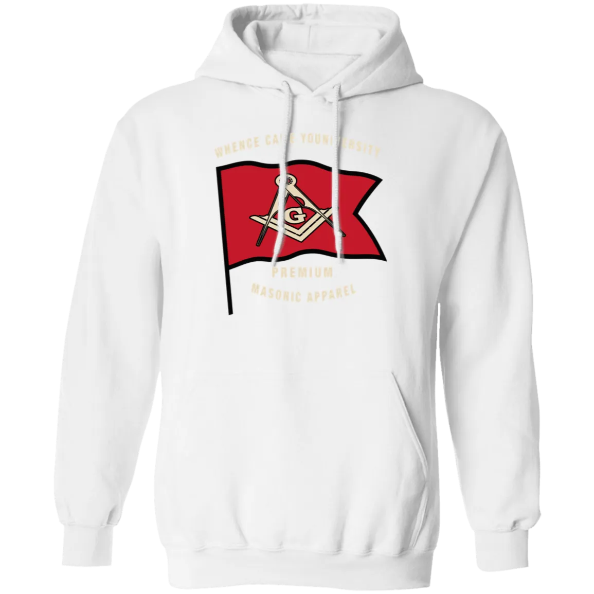 Premium Masonic Apparel Tee (red flag)