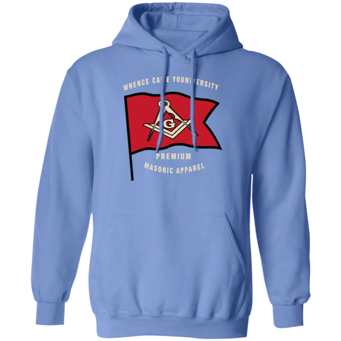 Premium Masonic Apparel Tee (red flag)