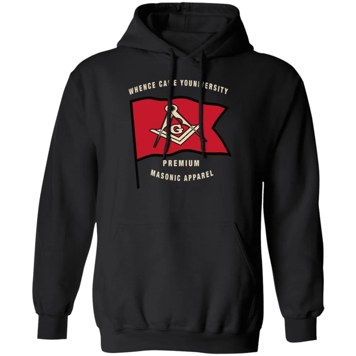 Premium Masonic Apparel Tee (red flag)