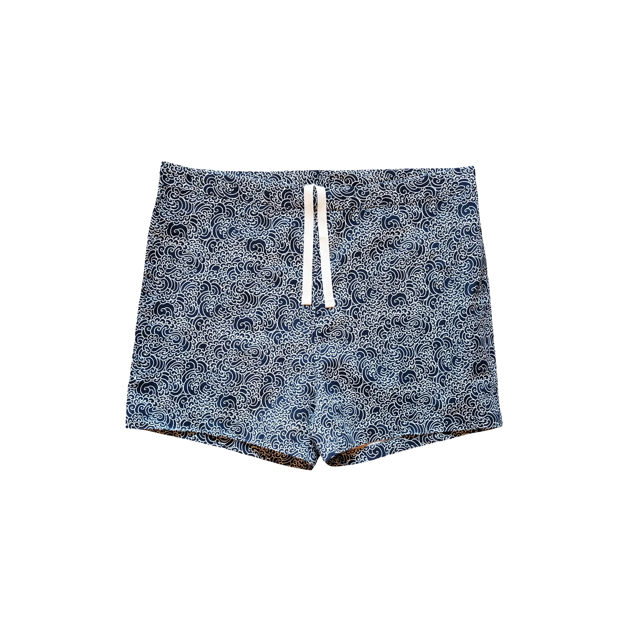"GUY LE TATOOER X LOCO MOSQUITO" ALLOVER BLACK WAVES MENS BOXERS