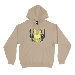 "Soul Escape" Fleece Hoodie Beige