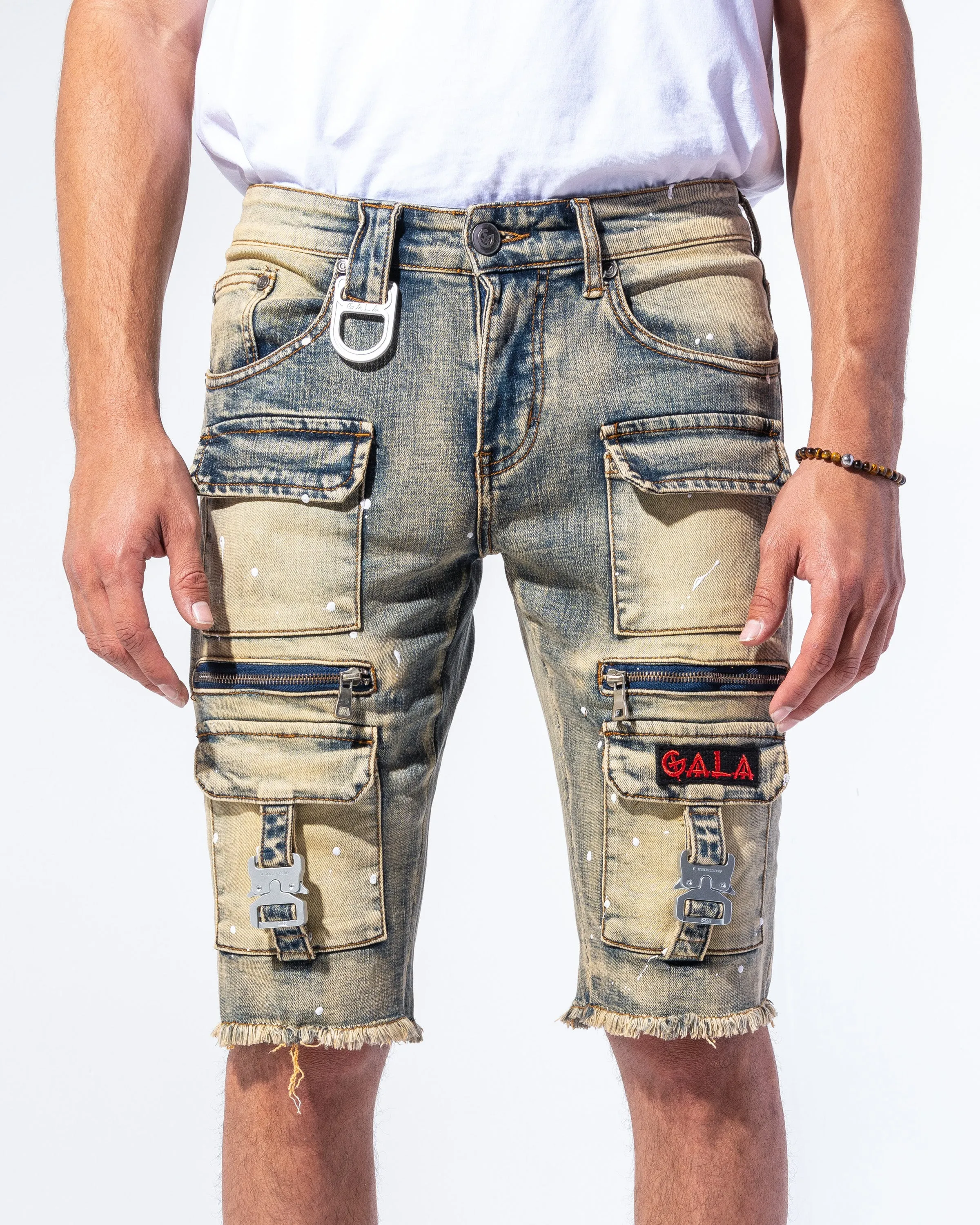 "STASH SHORTS" Earth Acid