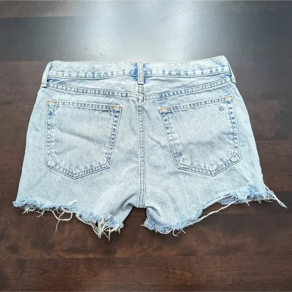 Rag &amp; Bone Distressed Jean Shorts Size 27