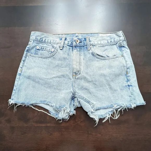 Rag &amp; Bone Distressed Jean Shorts Size 27