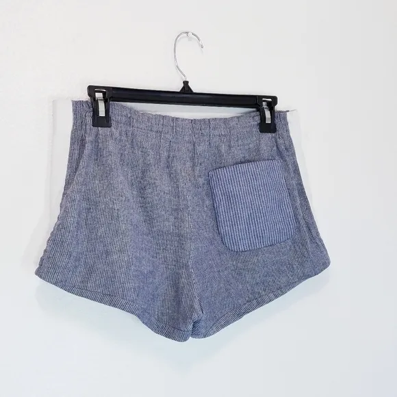 Rag &amp; Bone | Linen Pinstripe Shorts with Leather