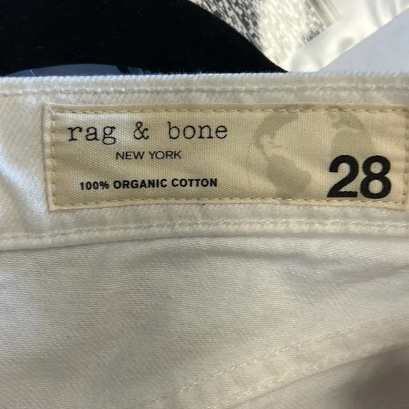 Rag &amp; Bone white denim shorts