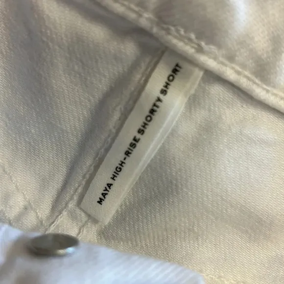 Rag &amp; Bone white denim shorts