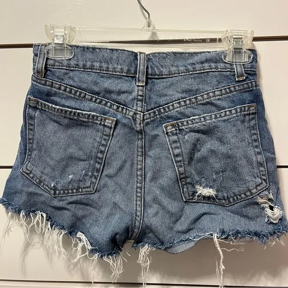 Reformation Dixie High Rise Denim Shorts