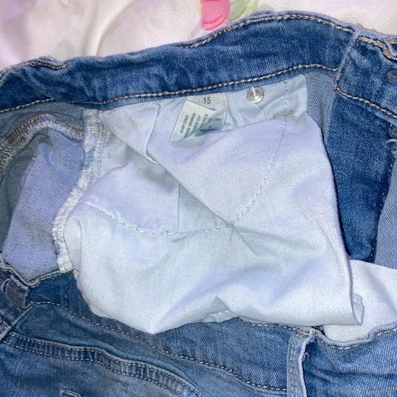 Ripped Denim Shorts