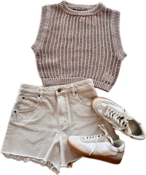 RO4204 Mirage Short Off White