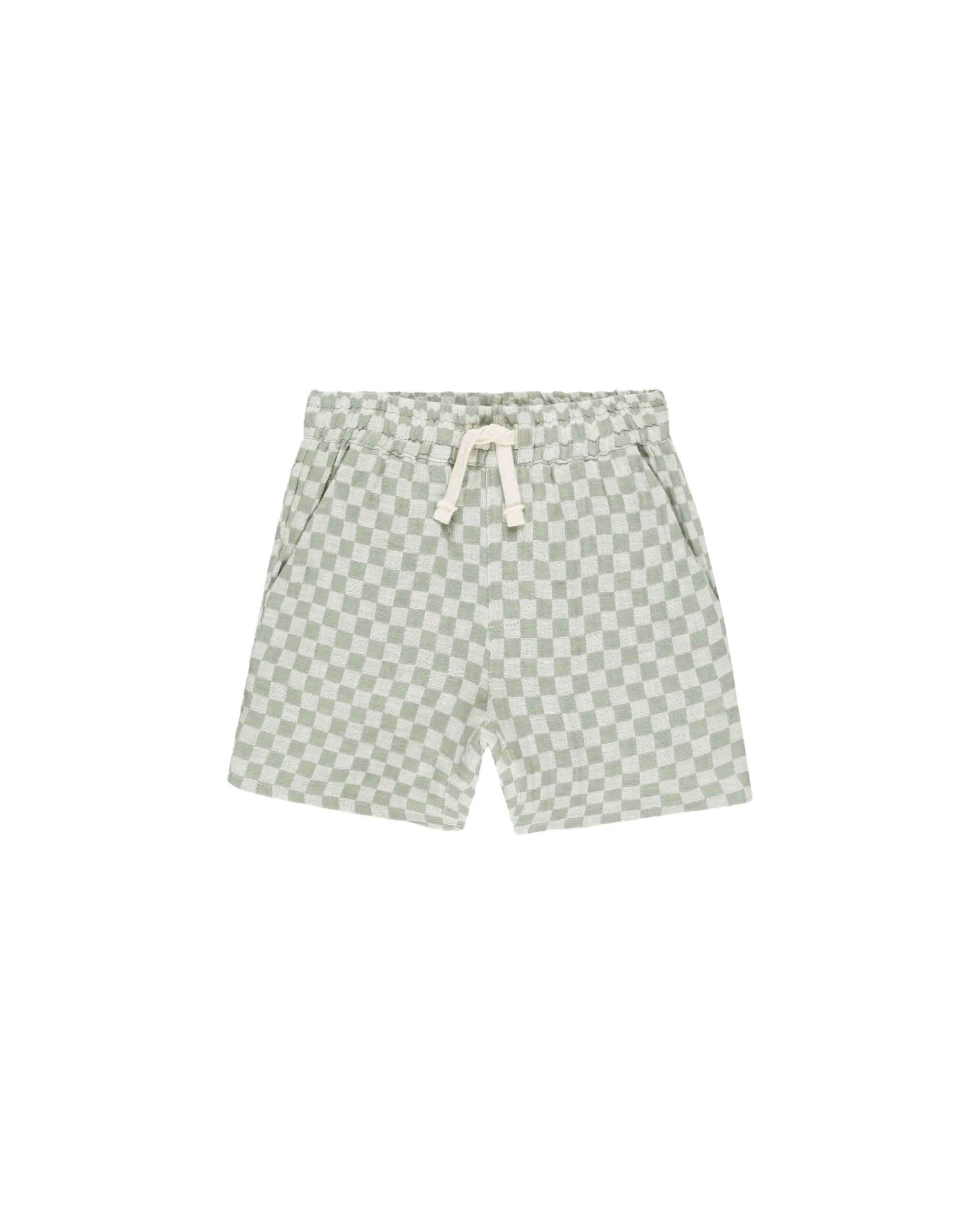 RYLEE   CRU Bermuda Short || Sage Check
