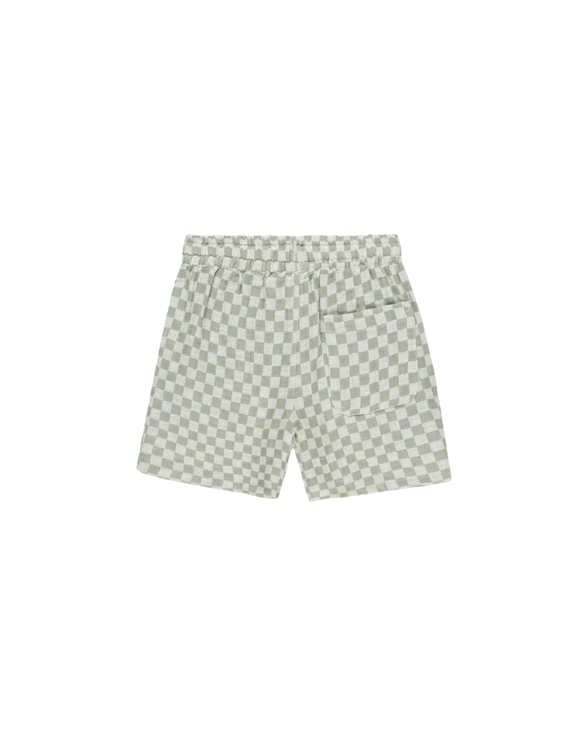 RYLEE   CRU Bermuda Short || Sage Check