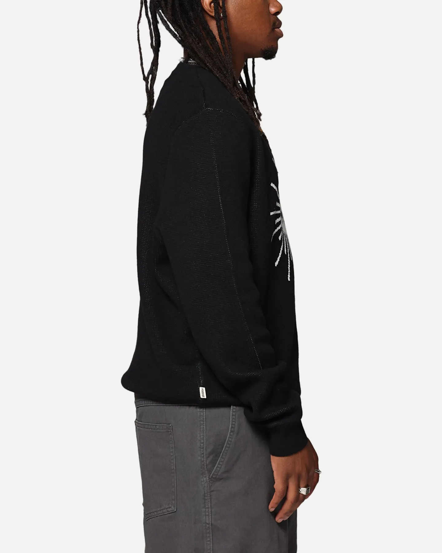 S Double Sunburst Sweater Black