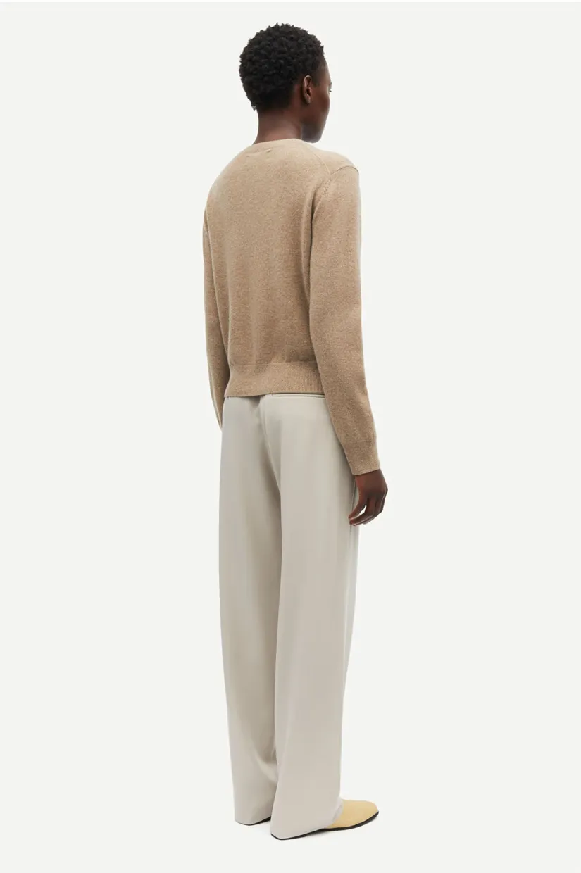 Samsoe Samsoe Saboston Cardigan - Greige Mel