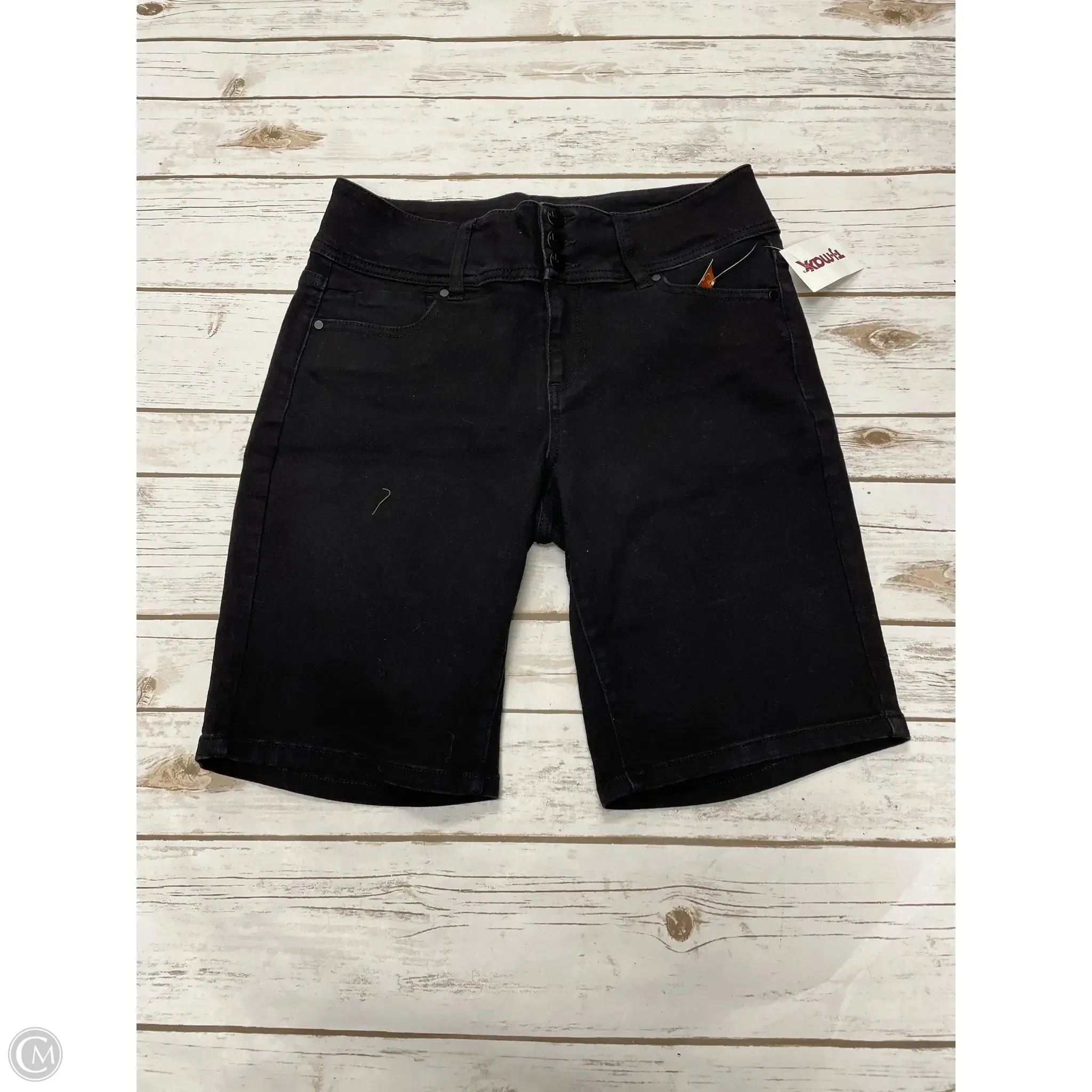Shorts By D Jeans In Black Denim, Size: 10