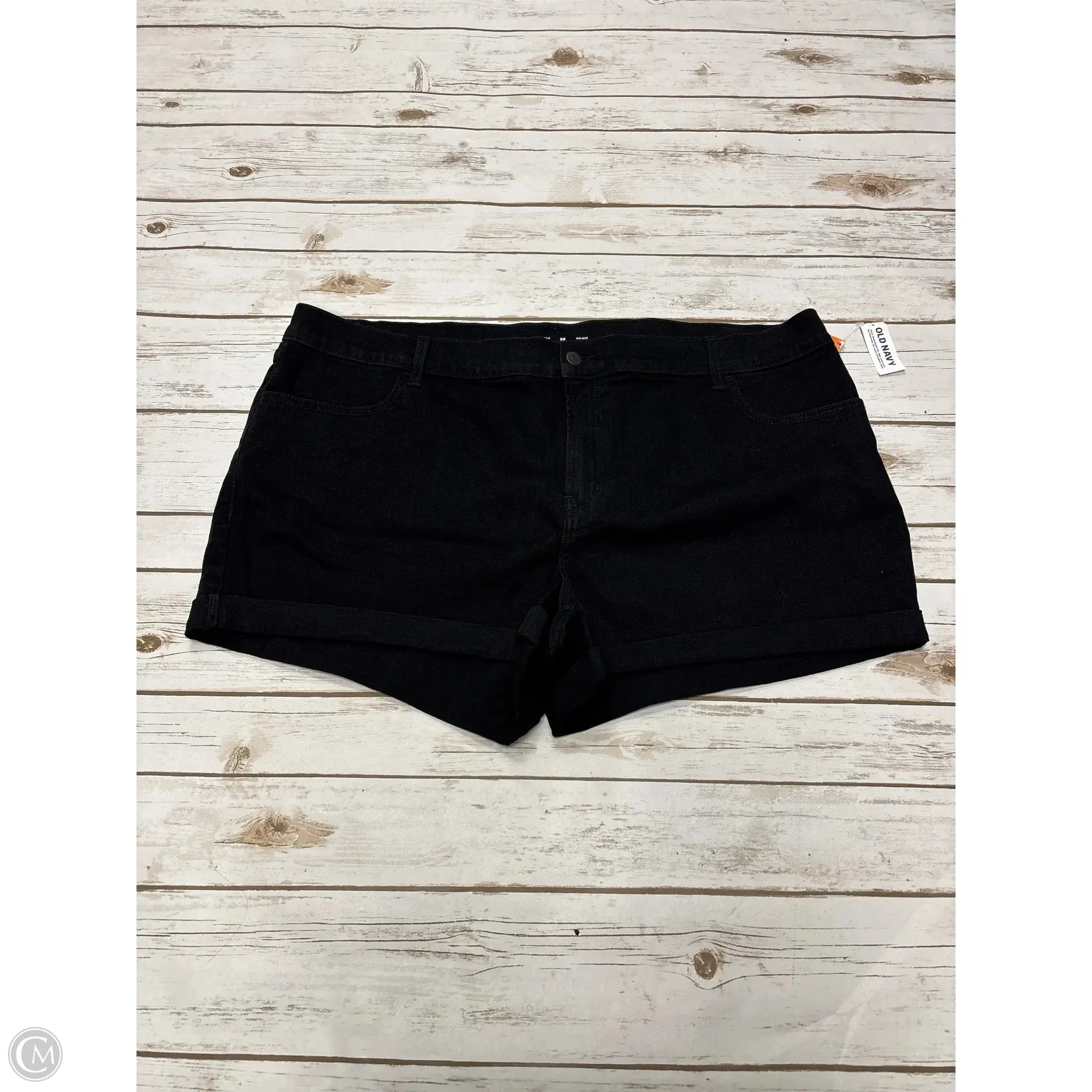 Shorts By Old Navy In Black Denim, Size: 20