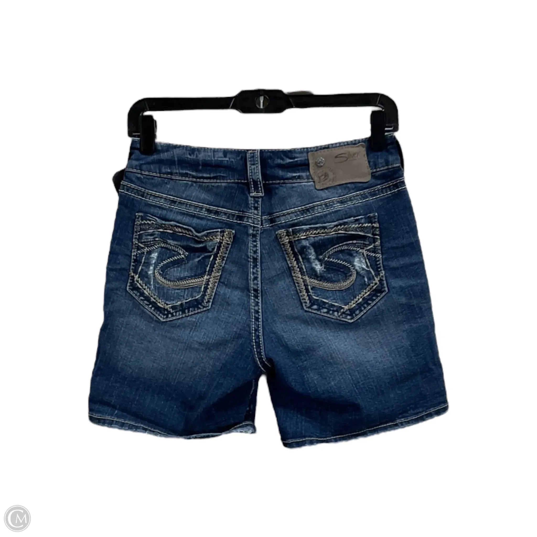 Shorts By Silver In Blue Denim, Size: 2