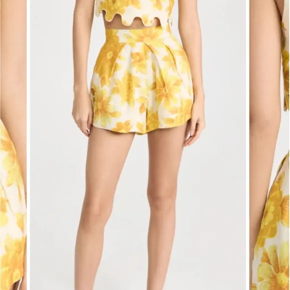Sonny Shorts ALÉMAIS,Yellow-print, Female, Size 2