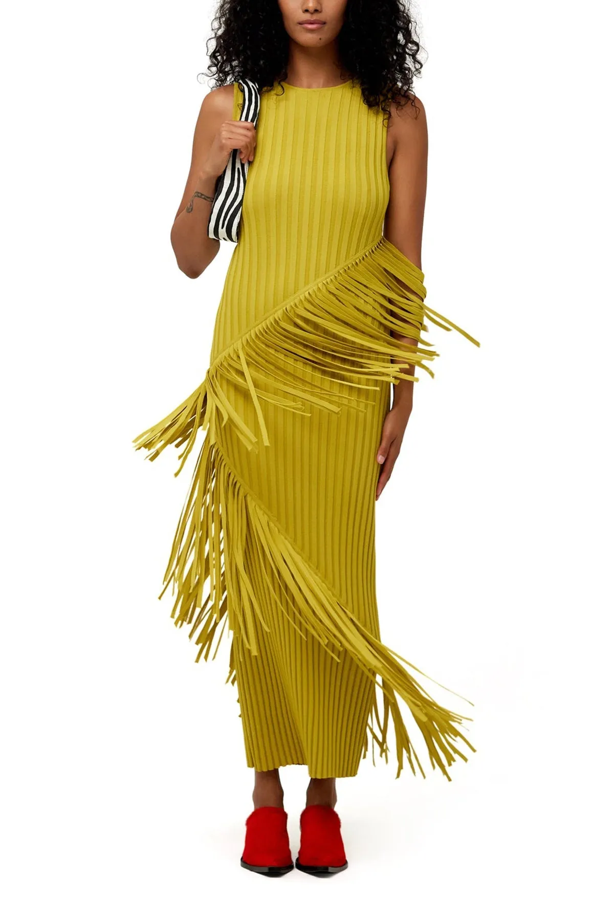 Spiral Maxi Dress in Kiwi