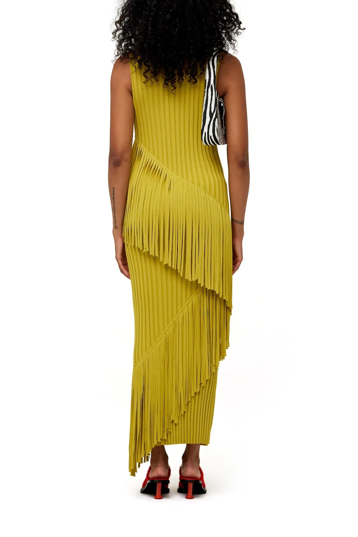 Spiral Maxi Dress in Kiwi