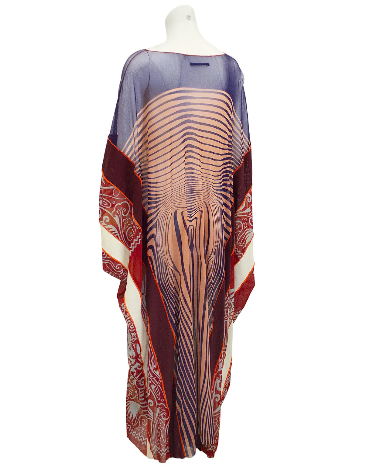 Spring/Summer 1996 Sheer Body Illusion and Contour Kaftan