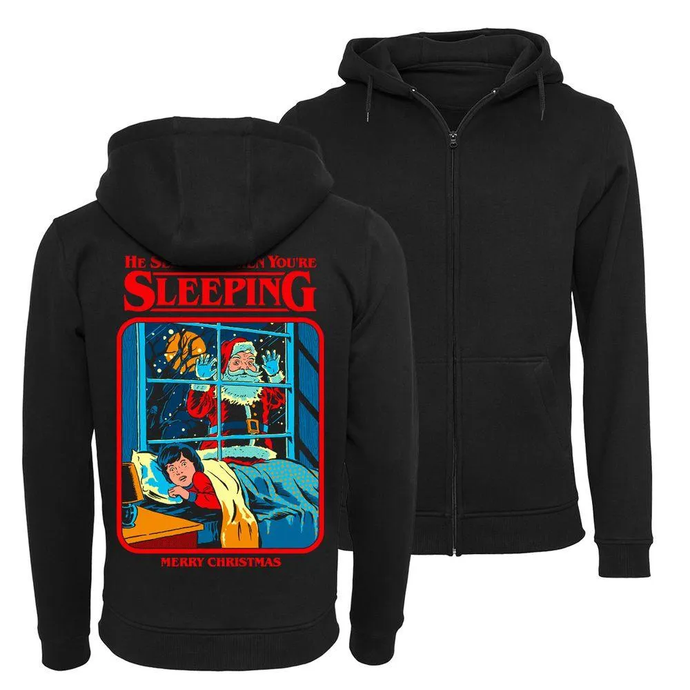 Steven Rhodes - He Sees You When You're Sleeping - Zip-Hoodie