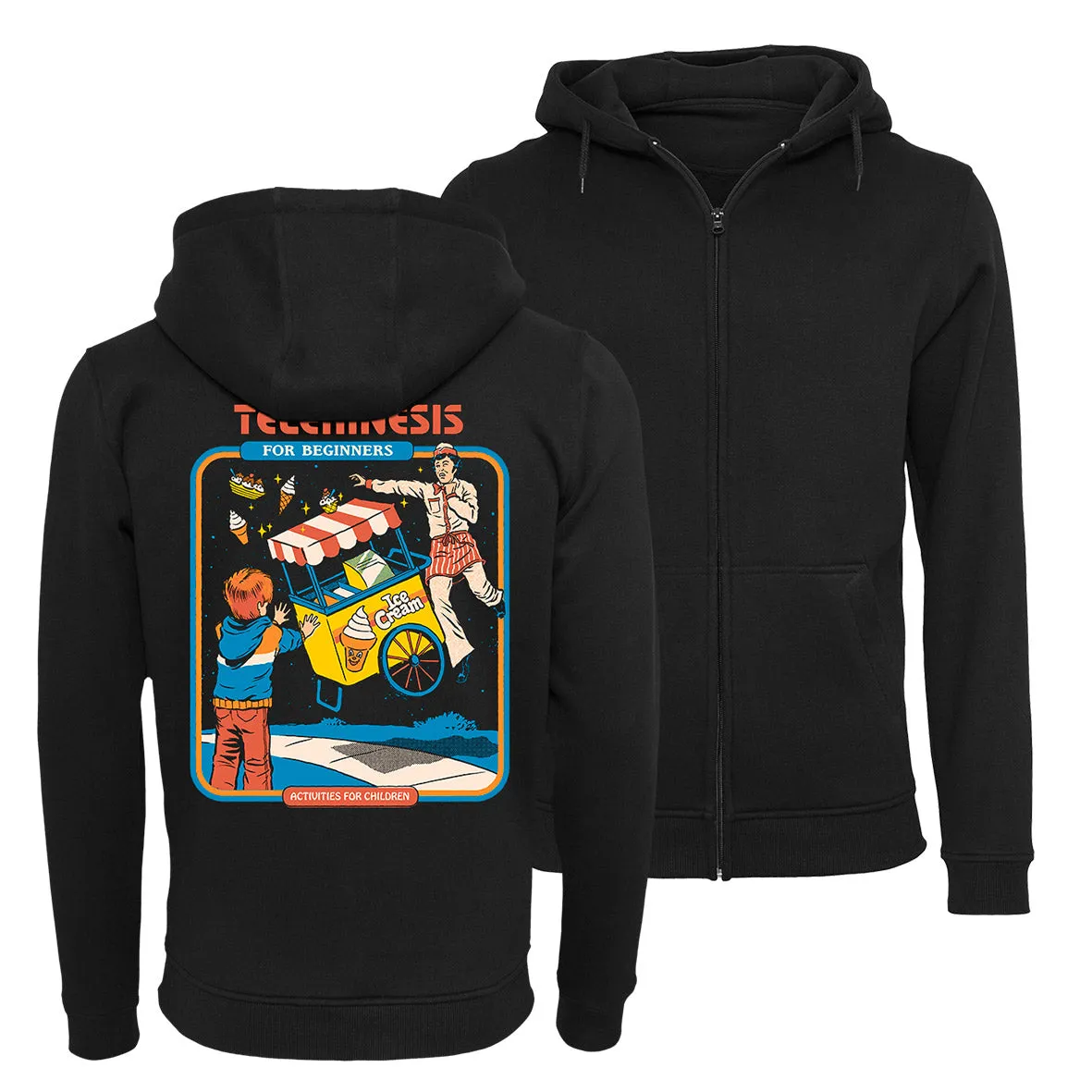 Steven Rhodes - Telekinesis for Beginners - Zip-Hoodie